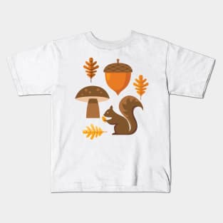 Squirrel Square Kids T-Shirt